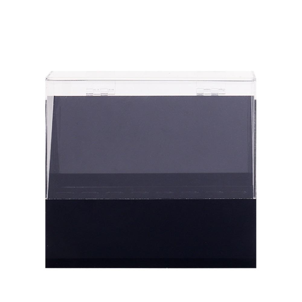 Dustproof Tweezers Storage Box Large Capacity Acrylic Tweezers Display Stand Makeup Storage Black
