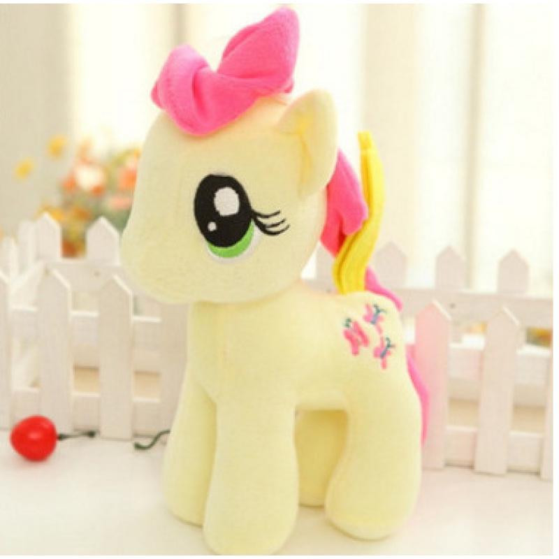 1pcs 25cm Lovely Unicorn Plush Toy Little Pony Pillow Decor Stuff Toy  Birthday Gift for Gir