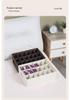 [Recommended] 18-Grid Waterproof Oxford Cloth Underwear Storage Box Drawer Divider