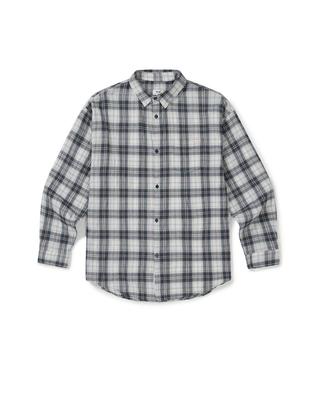 MMLG Series Linen Check Shirt (Navy)