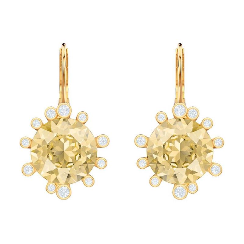 Swarovski Original design gold plated crystal earrings women s gold 5460986