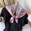 Cashew Nut Square Scarf Silk Scarf Women's Premium Versatile Korean Shawl Summer Scarf Thin Scarf Decorative Matching Headscarf