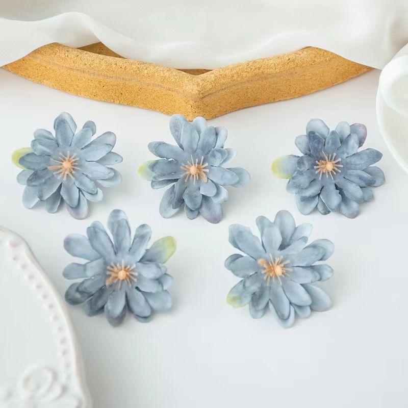 Silk Artificial Flower Chrysanthemum Blossoms Wedding Garden Bridal Bouquet Wreaths Home Vase Table Decor Diy Scrapbook Gift Box