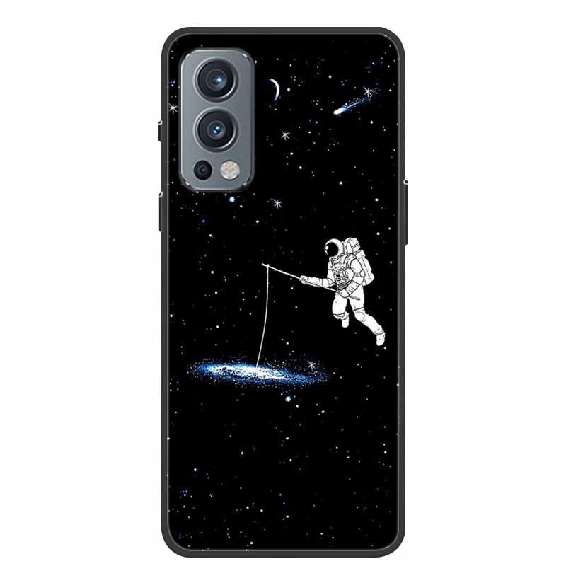 Black Silicone Case For OnePlus Nord 2 5G Phone Case Cover Soft Funda For One Plus OnePlus Nord 2 Back Cover Case 1+Nord 2 Nord2
