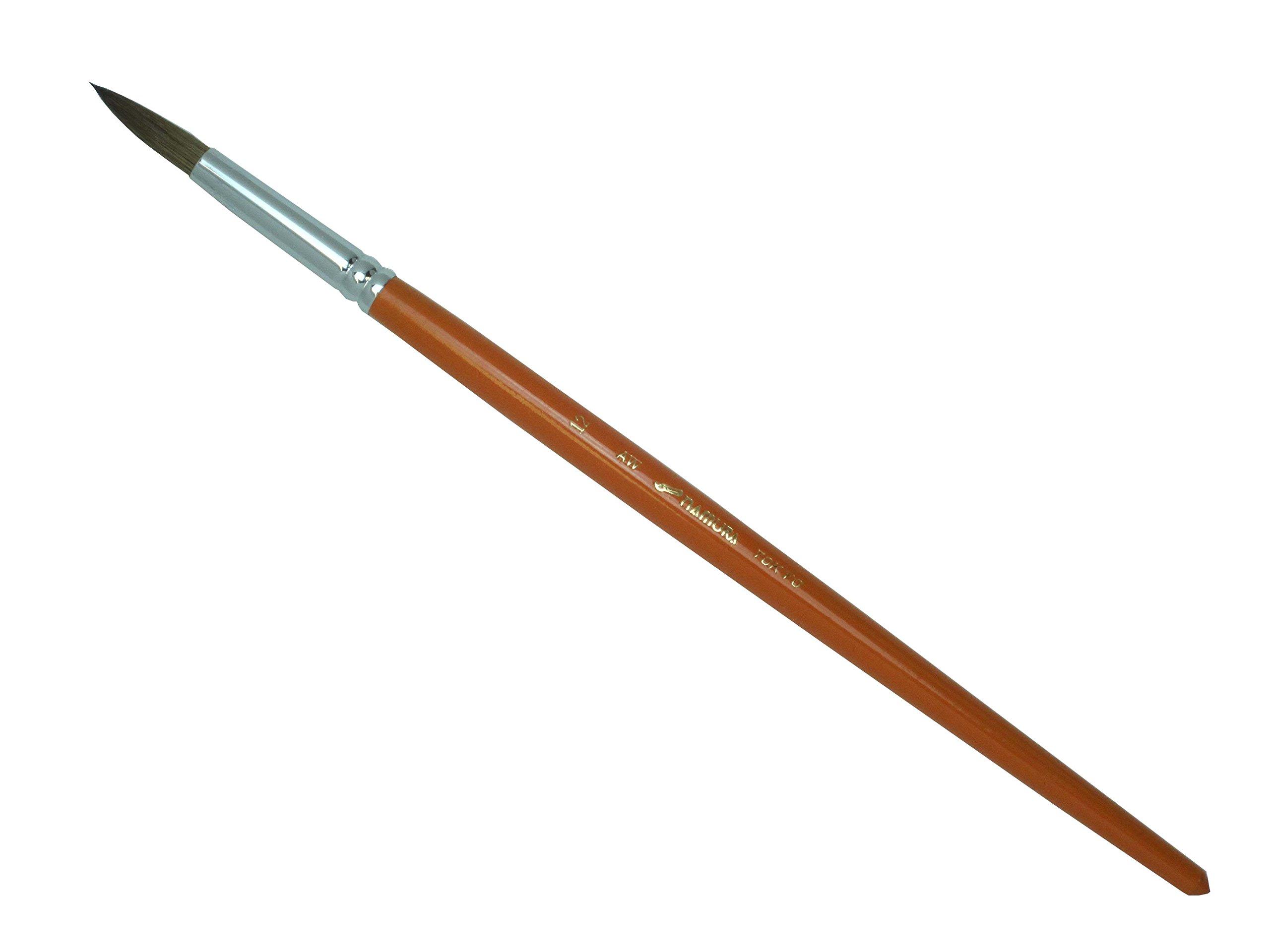 

Namurataiseidou Watercolor Brush AW 12 Round No.