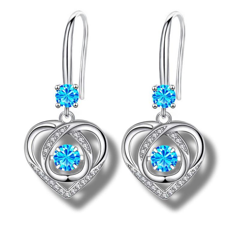 

Серьги-сердечки Серьги-сердечки Подарок на День святого Валентина Ушной крючок EG-51