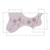 Guitar Pickguard for 40" 41" Acoustic Guitar, with Flower Pattern