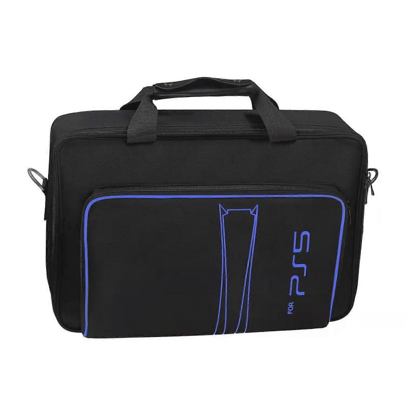 For Sony PlayStation 5 Portable Travel Storage Bag Game Console Accessories Handbag Crossbody Bag - 