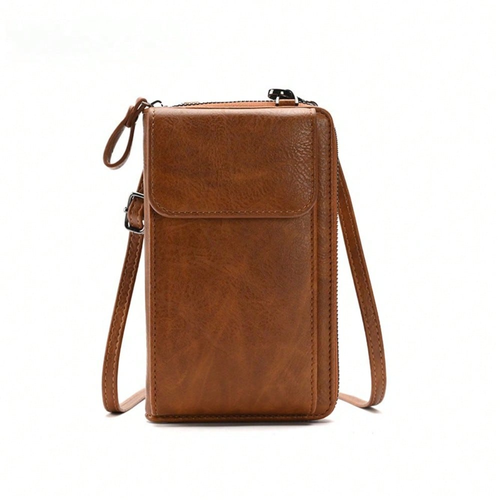 Nouveau portefeuille pour femme Printemps Sac bandoulière Messager brown multicolore