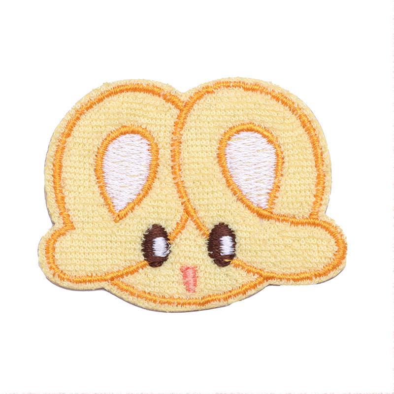 Adorable Cartoon Self-Adhesive Embroidery Patch for Clothing, Backpacks & Notebooks