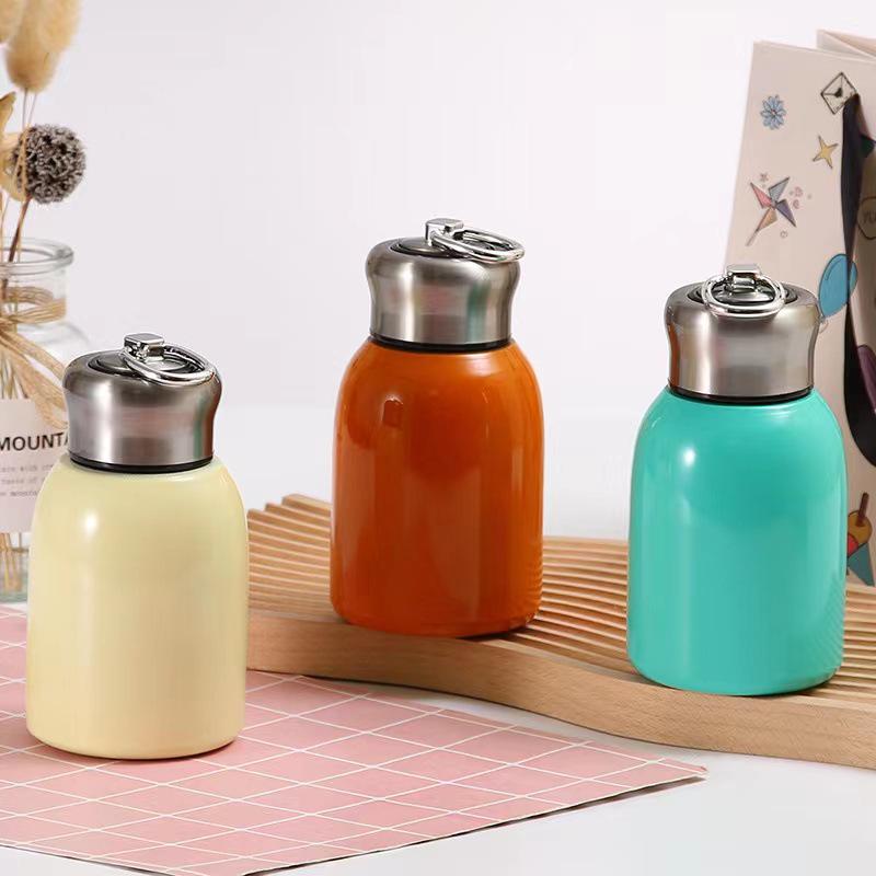 Chic Mini Stainless Steel Travel Thermos - Portable & Cute Water Cup for Outdoor Use