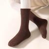 5Pairs Short Tube Girls Floor Plush Socks Warm Children's Winter Socks Kids Thicken Socks  Kids