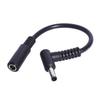 DC4.5x3.0mm Charging Cable Female Input Male Output 90 Degree Bend 15cm Length Power Extension For Laptop Computers