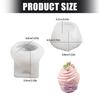 Food Grade Silicone Baking Mould Set For Making Cupcake And Decorative Candle