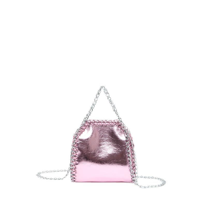 This year's popular bag 2025 new Korean version fashion pleated niche shoulder bag women's chain crossbody bucket bag tide