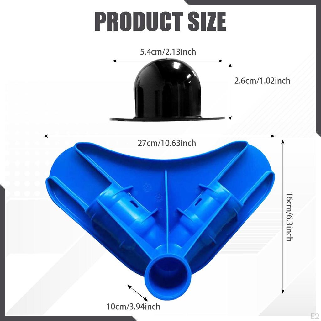 Pool Frame Corner Joint Beam Leg Drain Valve Stopper for Metal Swimming Pools