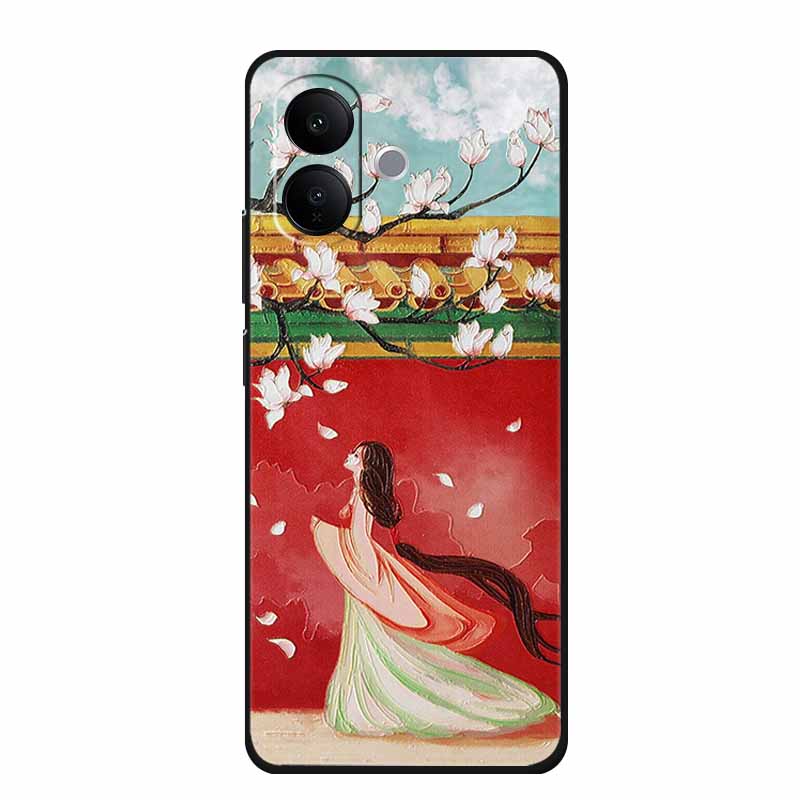 3D Embossed Case For Vivo V60 lite V2530 Phone Case Shockproof Silicone Soft Coque For Vivo V60 lite 2025 Back Cover Case Funda