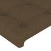 Vidaxl Bed Headboards, 4 Pcs, Dark Brown, 72X5X78/88 Cm, Fabric