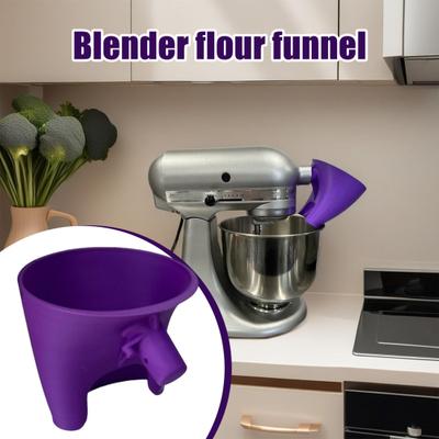 Nástavec lievika na múku pre kuchynský robot KitchenAid s misou 5qt Jednoduché nalievanie Stojanový lievik pre kuchynský robot na suché tekuté suroviny Nástroje na pečenie bez neporiadku