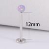 1PC 361L Surgical Steel Opal Ball Lip Stud Internally Threaded 3mm Opal Labret Ear Tragus Cartilage Helix Daith Earring Piercing 4
