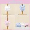 Bow Cuter Coal Ball Doll Keychain Pp Cotton Stuffed Charm For Bag Decoration