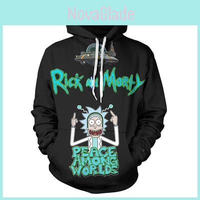 Cartoon And Rick 3d Print Casual Hoodies Women Men Sweatshirt New Pullover