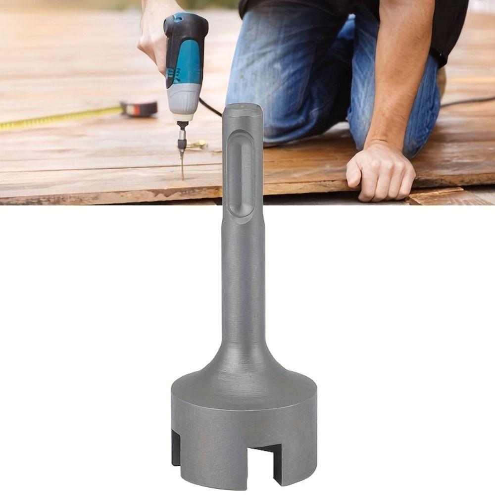 Heavy Duty Pile Driving Hammer Head Steel Ground Rod Bits Socket Farm Fences