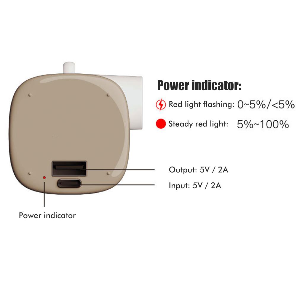 Portable Air Pump Wireless Electric Air Pump with LED Light Rechargeable Battery Air Mattress Pump