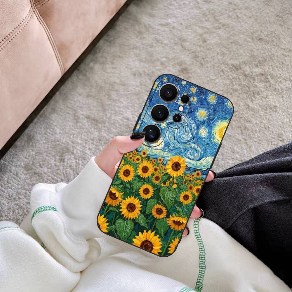 Art Vincent Van Gogh Phone Case For Samsung S 24 fe 25 Ultra plus 20 lite 21 30 22 23 24 22 Ultra 5G Fundas