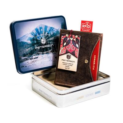 Herren-Lederportemonnaie Peterson PTN 317.01 HUNTER