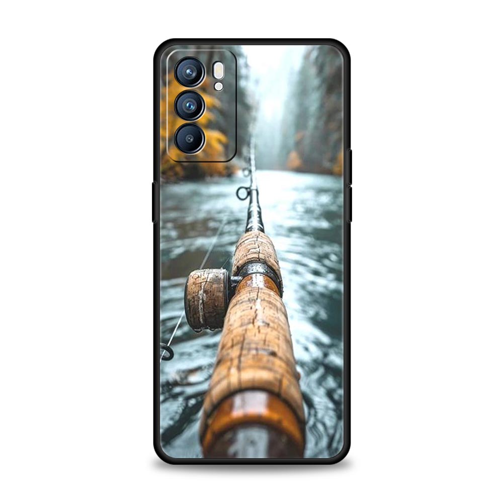 Hunting Fishing Man Phone Case For Oppo Reno 13 12 11 10 7 F Find X5 X6 A98 A80 A79 A78 A57 A54 A31 A17 Pro 5G Soft TPU Cover
