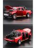 Boxed Dodge Ram TRX Pickup Truck Model: Alloy Simulation, Pull Back Toy with Spare Tire, Sound, and Light.