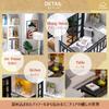 MuMuBoo Dollhouse, DIY Wooden Miniature Kit for Beginners, Includes Japanese Instructions, LED Light, and Dustproof Display Cover (VITALITY LIFE)