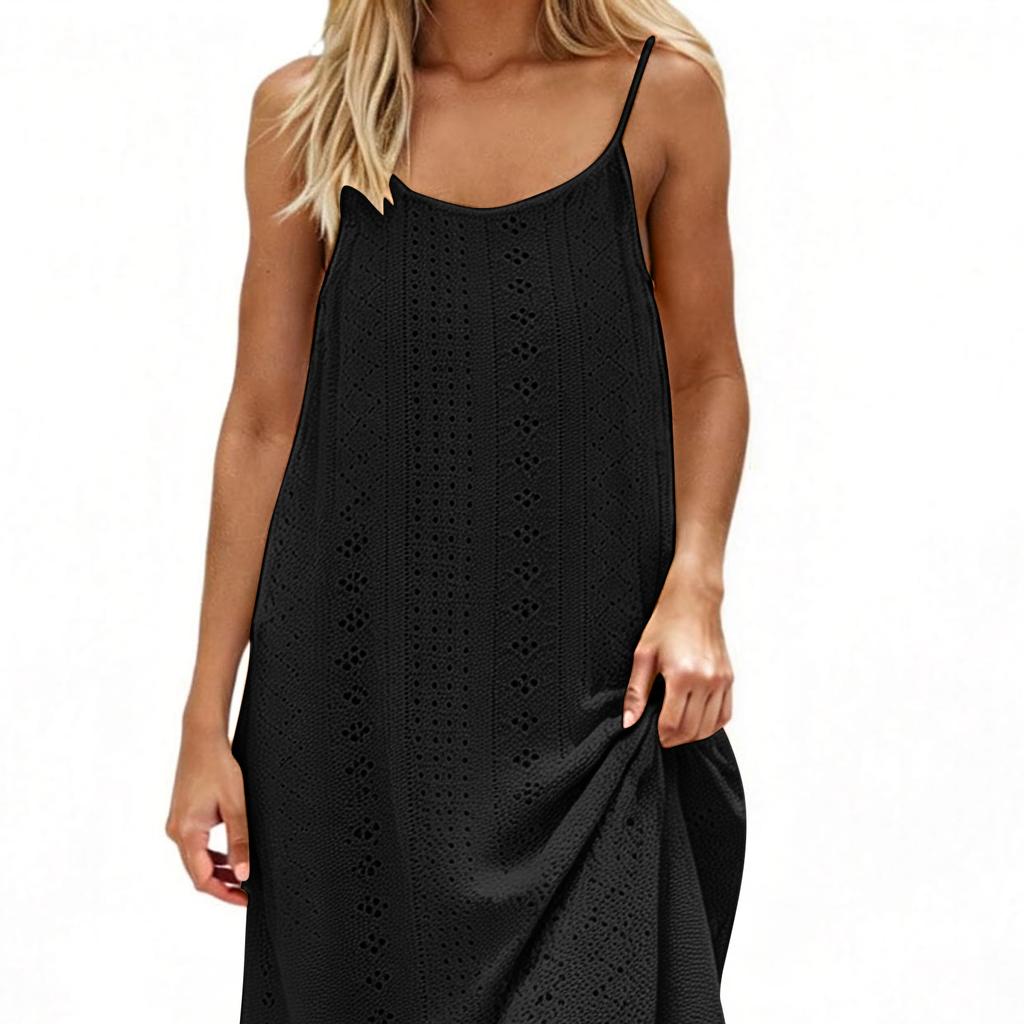 Women's Fashionable Loose-Fit -Color Casual Dress