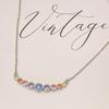 Elegant Rainbow Zircon Collarbone Necklace for Women - Light Luxury Fashion Statement