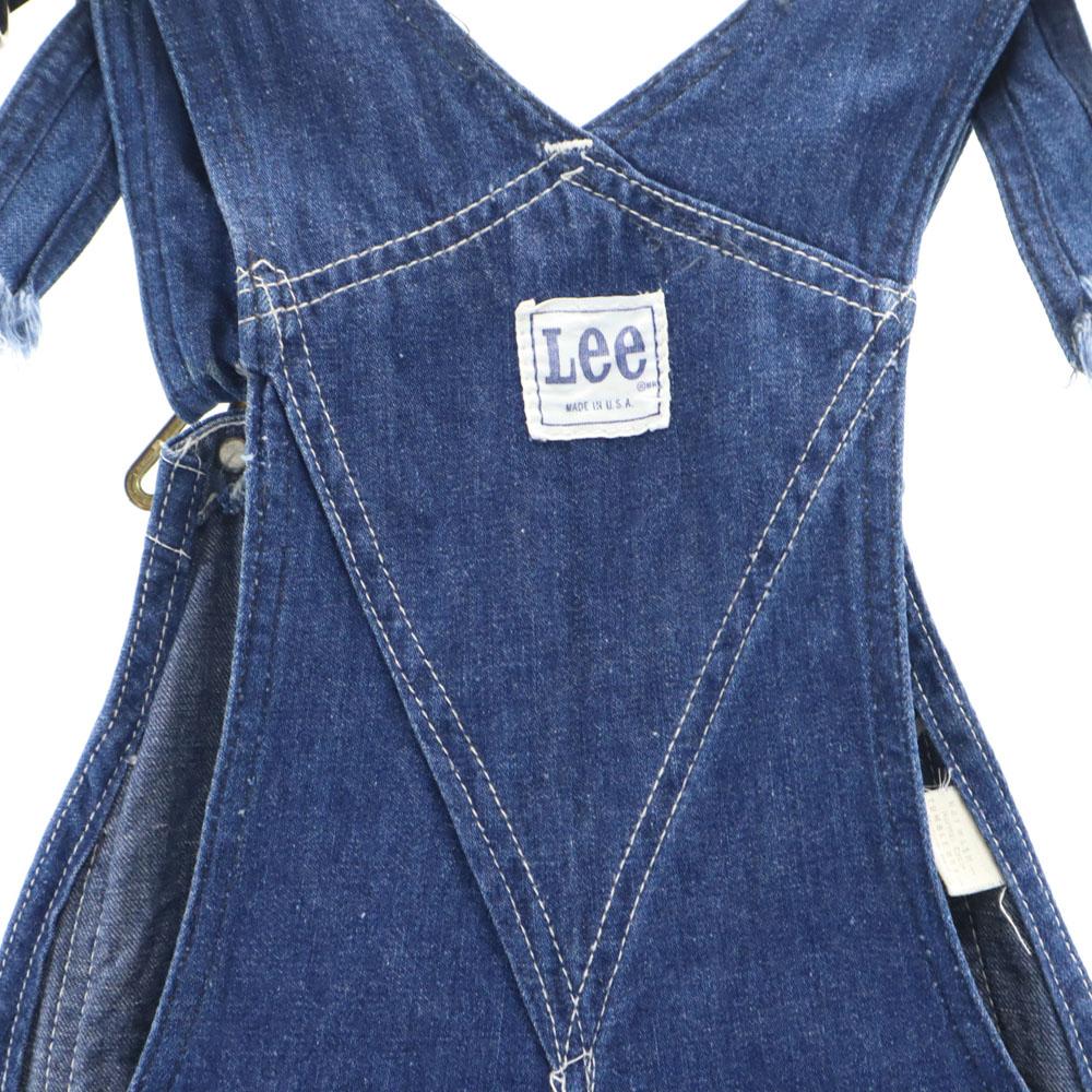 Lee 80s Made in USA Vintage denim Overall Button fly Men's Used