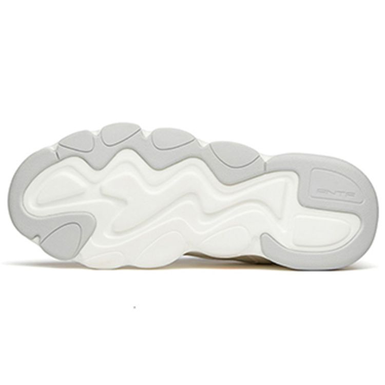 Anta Afterwave Non-Slip Low-Top Running Shoes Men Sneakers Black White Gray 112148068-6