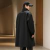 ROMON Men's Autumn Mid-Length Trench Coat