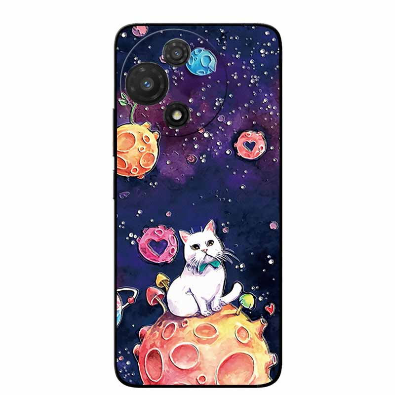 3D Cartoon Emboss Case For TCL 60R / TCL 60 SE NxtPaper Relief Embossed Retro Silicone Covers For 60 SE NXTpaper 5G Anime Bumper
