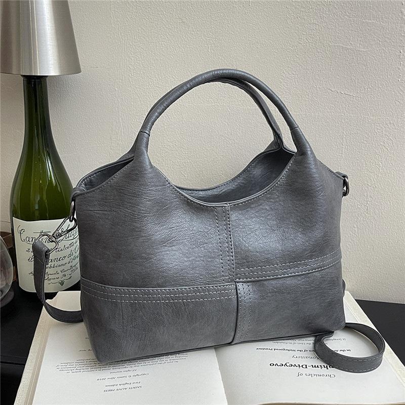 2026 Textured Soft Leather Handbag for Women High-End Light Luxury Thickened Large Capacity Fashiable Women's Bag