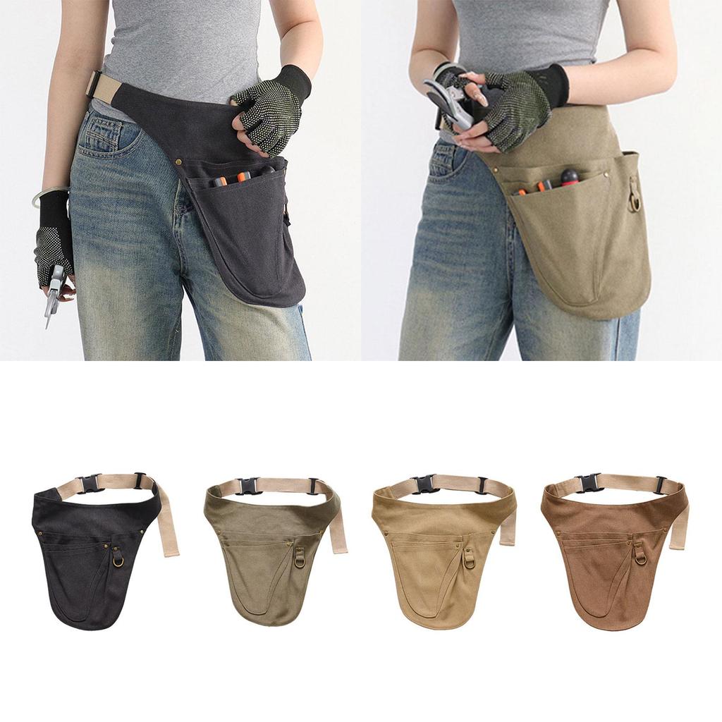 Tool Belt Adjustable Multipurpose Work Apron Waist Pouch Tool Organizer for Handyman Woodworker Construction Plumber Electrician