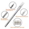 Non-Slip Metal Scalpel Knife Tools Kit Cutter Engraving Craft Knives + 5pcs Blades Mobile Phone