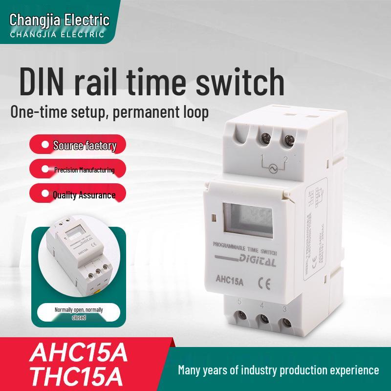 

Таймер управления временем AHC15 для DIN-рейки