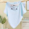 New Spring and Autumn Baby Newborn Swaddling Baby Wrapping Towel Cute Cartoon Cuddle Coral Velvet Hooded Bath Towel