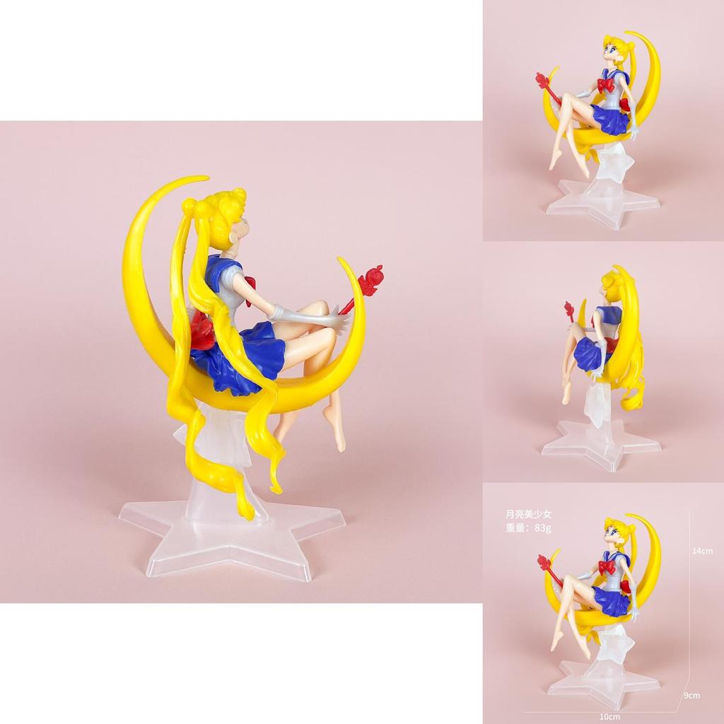 Sailor Moon Tsukino Usagi Anime Figurine With Flexible Assembly For Baking Decoration And Giftgiving