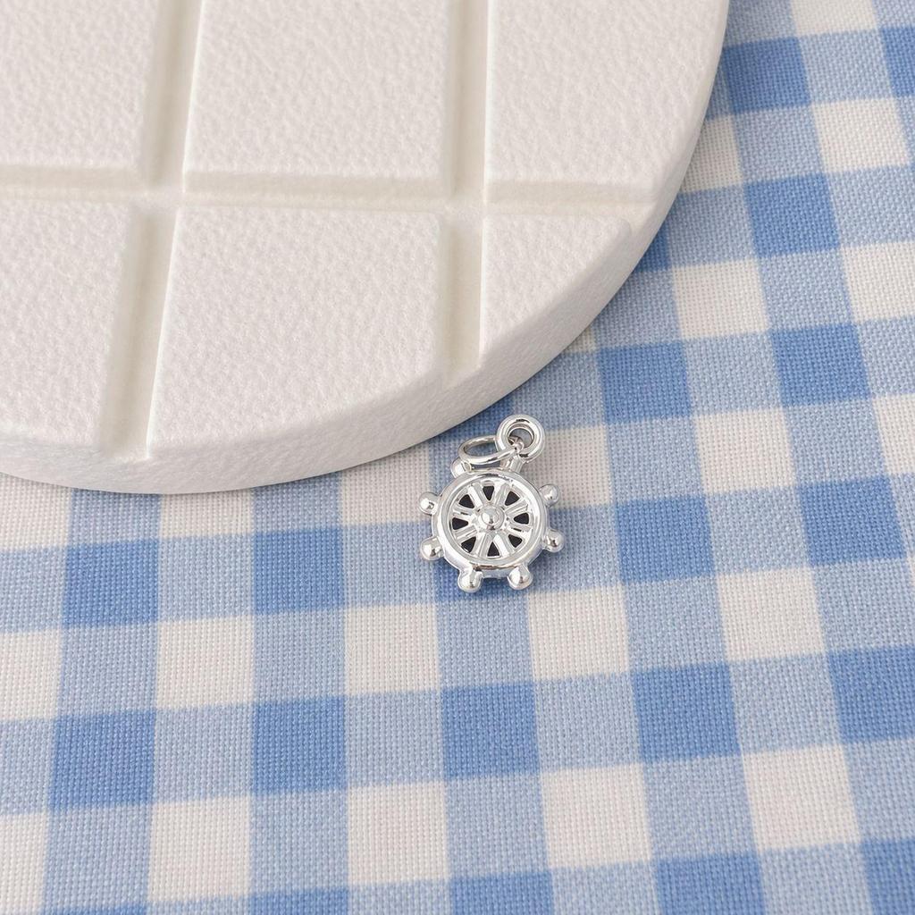 Sterling Silver 999 Retro Auspicious Pendant: Fu Character/Flower Lock Styles