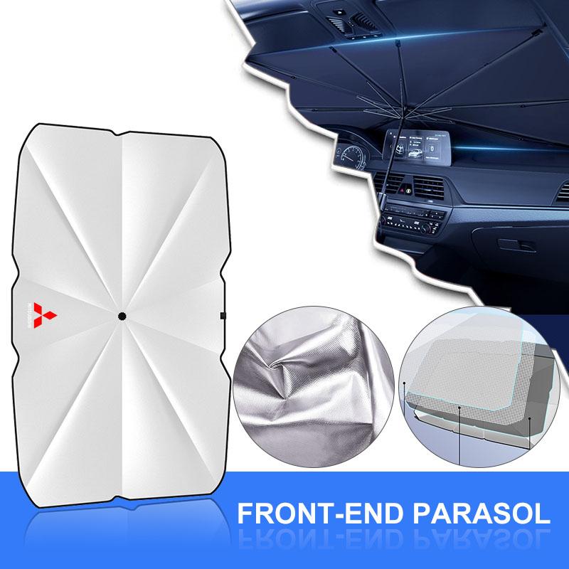 Car Heat Insulation Foldable Sun Umbrella Windshield UV Protection Sunshade For Mitsubishi Mirage G4 KU8