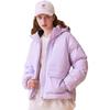Fila Fusion Letter Zipper Hooded Windproof Warm Long Sleeve Down Jacket Women Outerwear Light-Lavender T11W316904F-VT