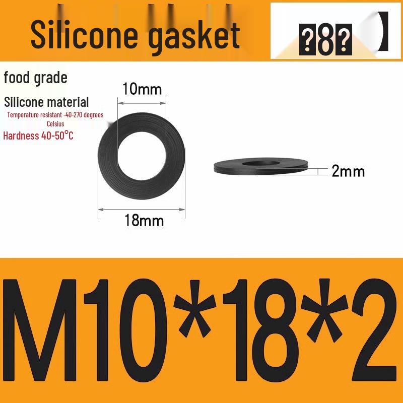 Silicone High-Temp Waterproof Gasket & Shock Absorbing Seal Pad