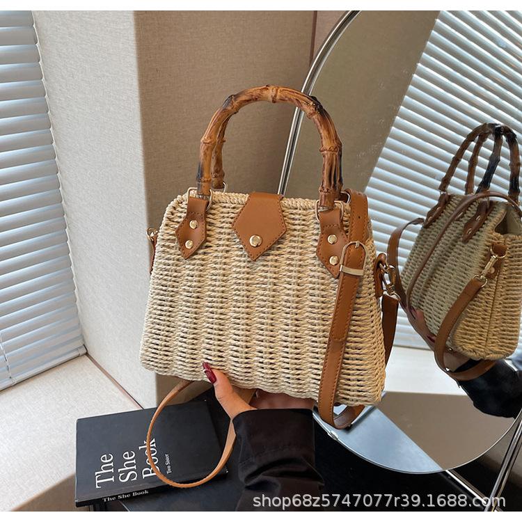 

Popular popular niche design straw woven bag new women s bag popular versatile messenger bag handbag woven leisure bag